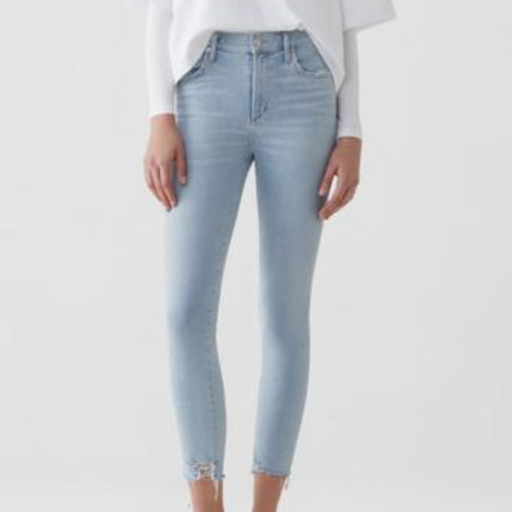 Agolde Sophie High Rise Skinny Crop (size 25)